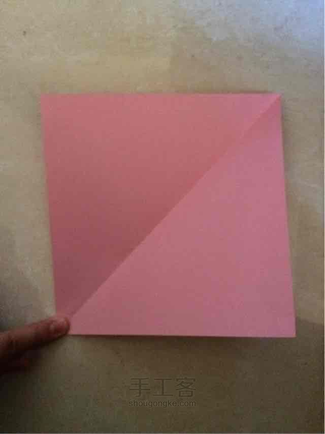 可爱的千纸鹤 第1步