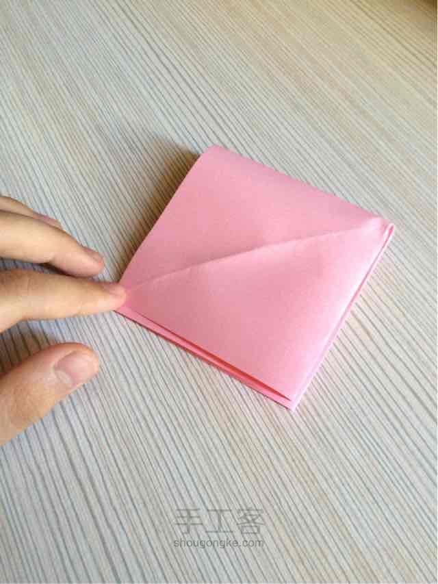 可爱的千纸鹤 第5步