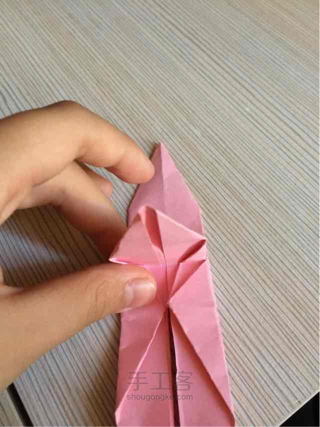 可爱的千纸鹤 第11步