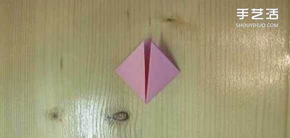超美折纸花球 第3步