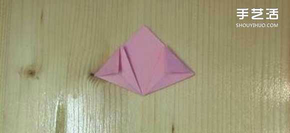 超美折纸花球 第5步