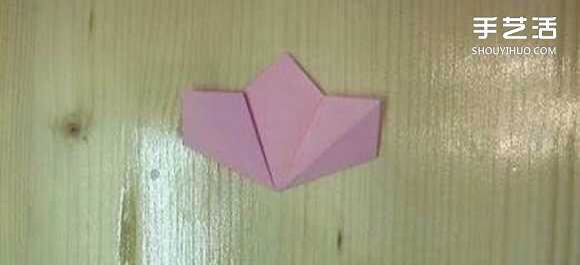 超美折纸花球 第4步