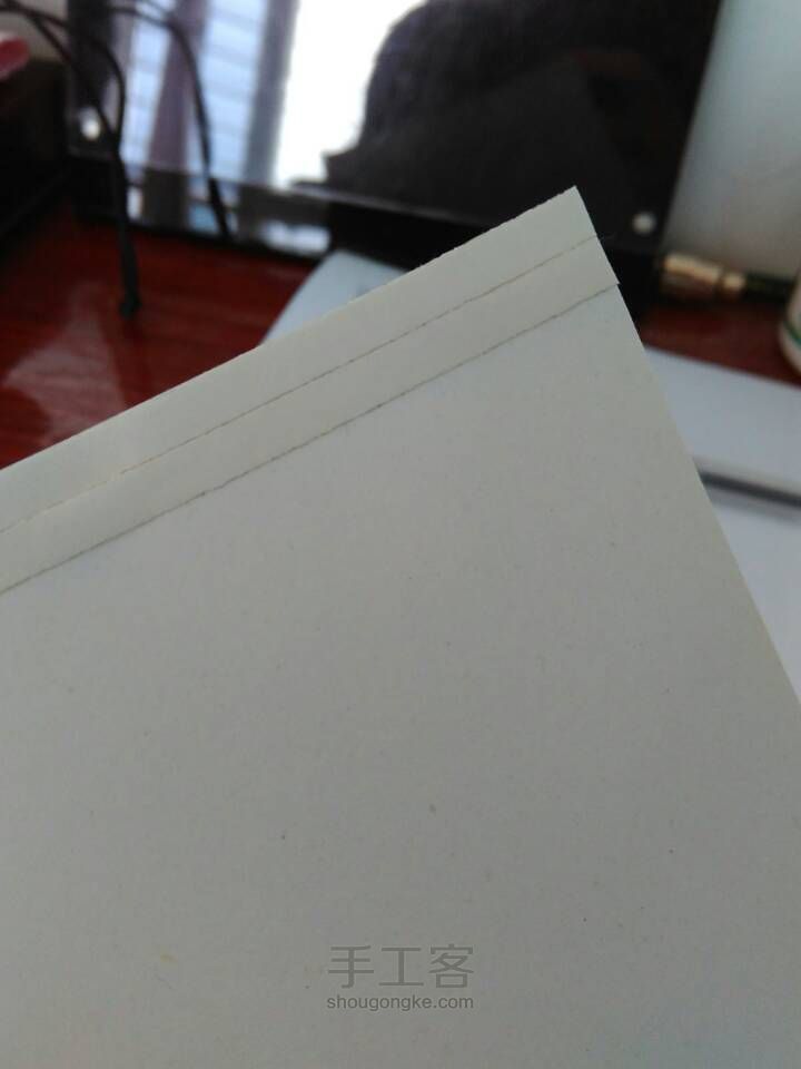 手工纸袋 第2步