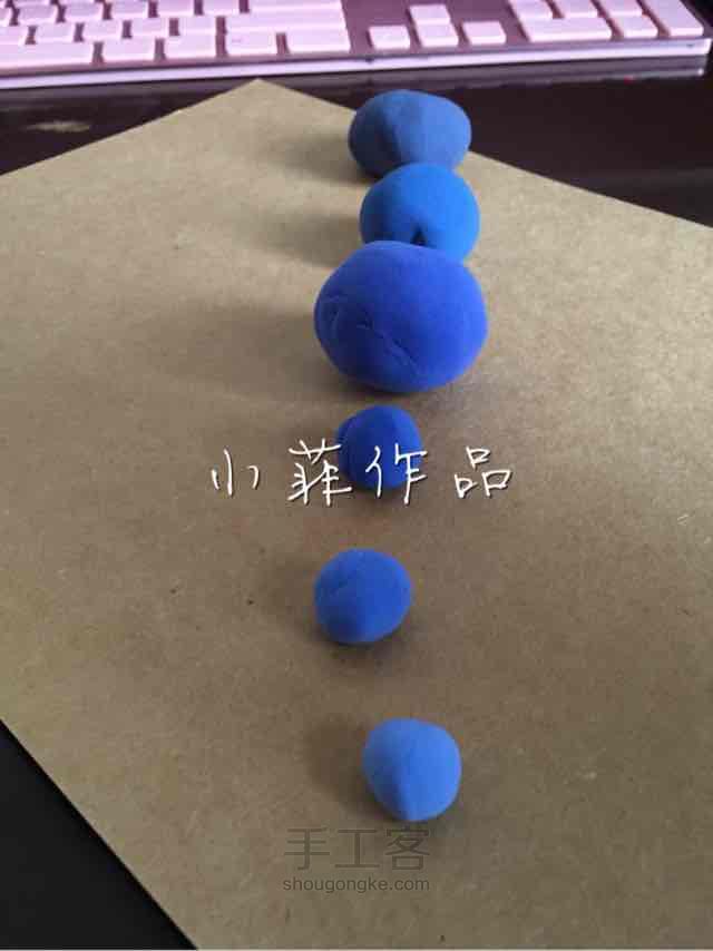 小菲粘土画——夜空中最亮的星 第2步