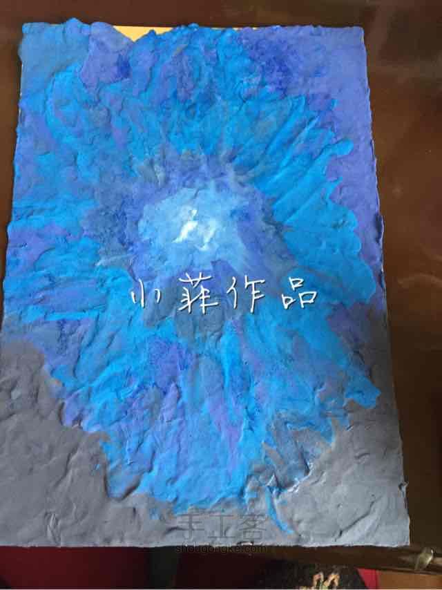 小菲粘土画——夜空中最亮的星 第7步