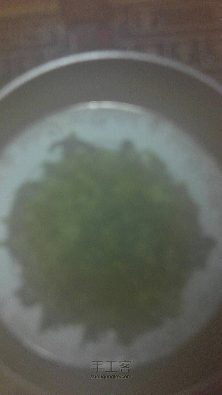 菠菜玉米面做的kulei 第4步