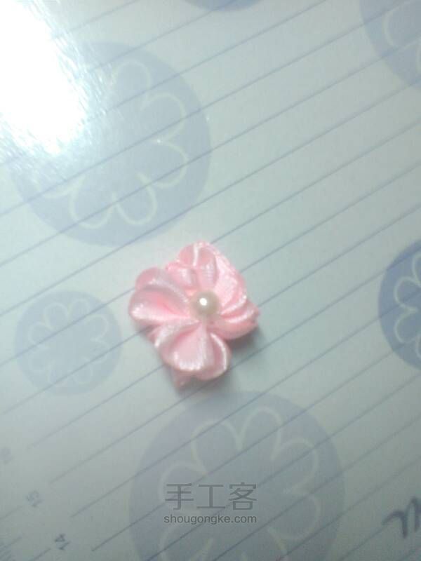甜美珍珠小雏菊发夹，一字夹，刘海边夹 第10步