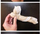 用毛巾折个兔子🐰么么哒～～～【转】 第7步