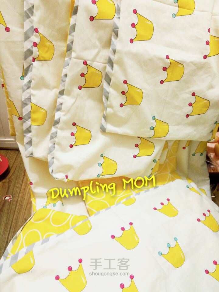 【Dumpling MOM】宝宝床品六件套~温暖的童年 第14步