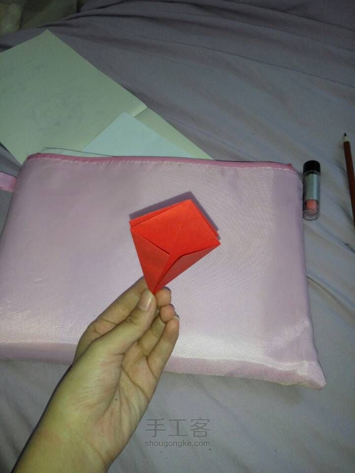 千纸鹤 第3步