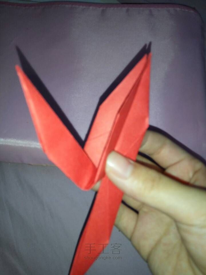 千纸鹤 第6步