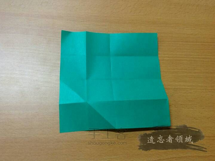 折纸 银杏叶筷袋 第2步
