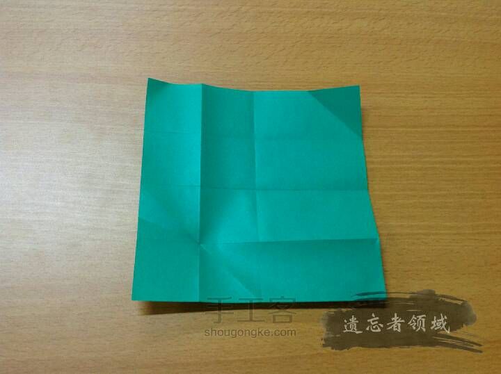 折纸 银杏叶筷袋 第4步