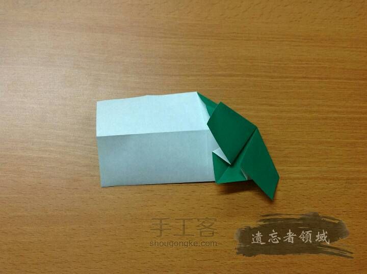 折纸 银杏叶筷袋 第12步