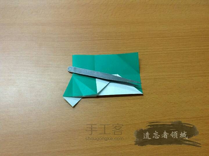 折纸 银杏叶筷袋 第9步