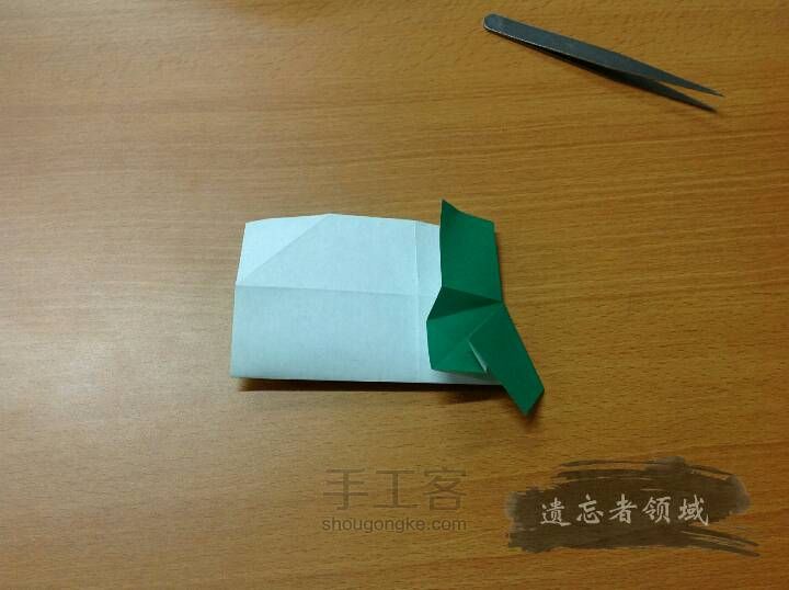折纸 银杏叶筷袋 第11步