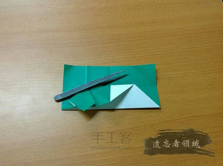 折纸 银杏叶筷袋 第7步