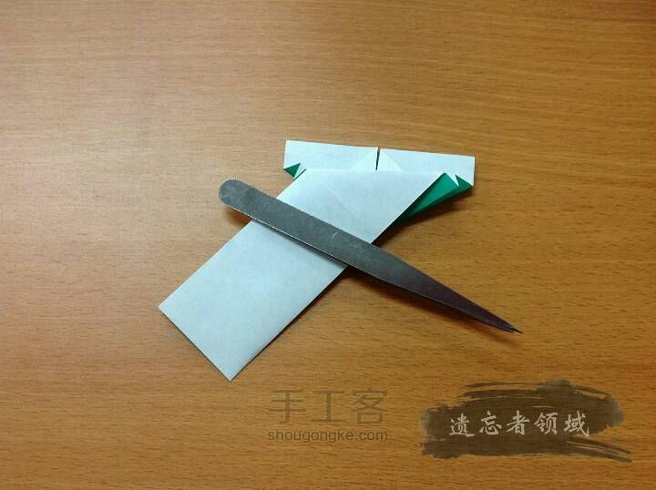 折纸 银杏叶筷袋 第21步