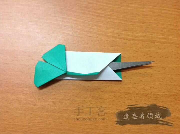 折纸 银杏叶筷袋 第29步
