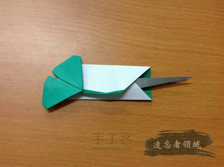 折纸 银杏叶筷袋 第28步