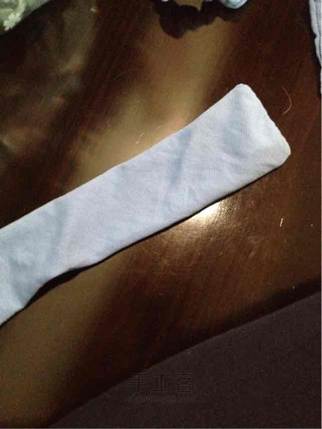 蝴蝶结发圈 第1步