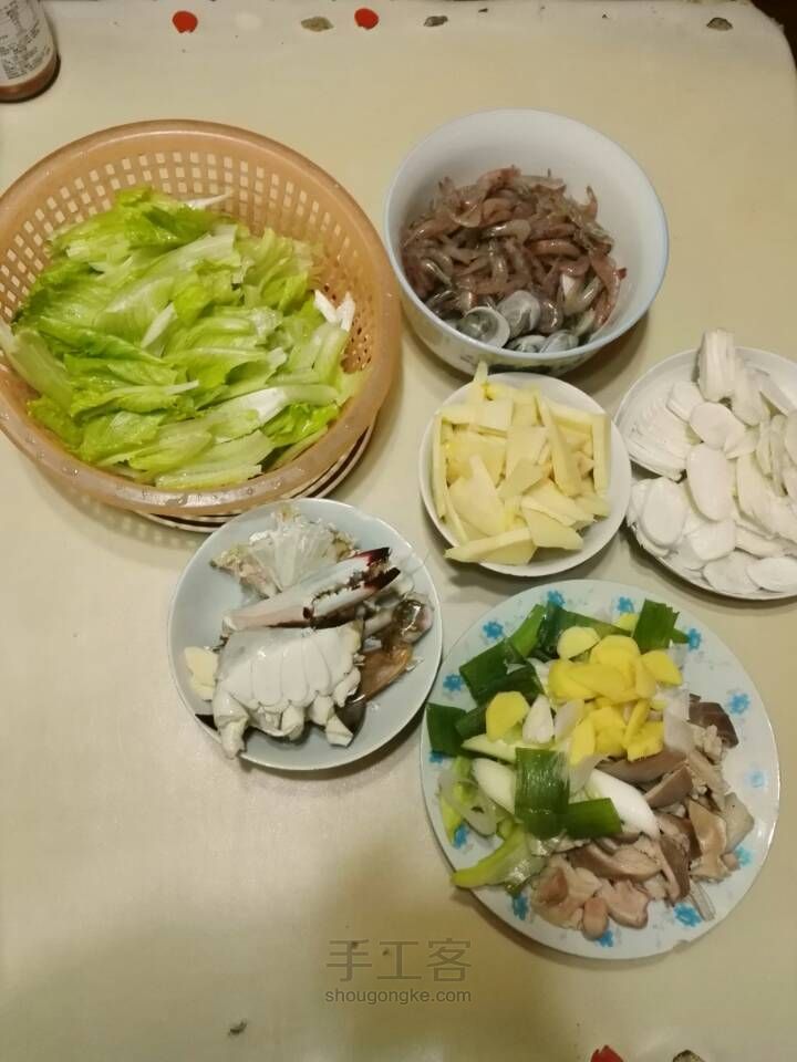 韩式海鲜年糕锅 第1步