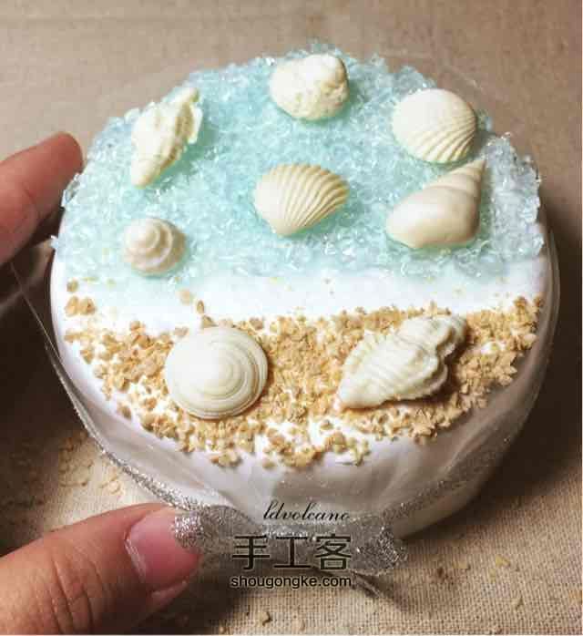 粘土梦幻海洋慕斯酸奶蛋糕 第2步