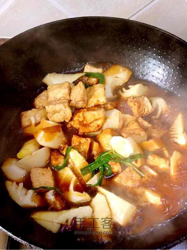 油油豆腐焖笋——山谷家美食 第8步