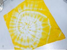 植物扎染—黄栀子手帕