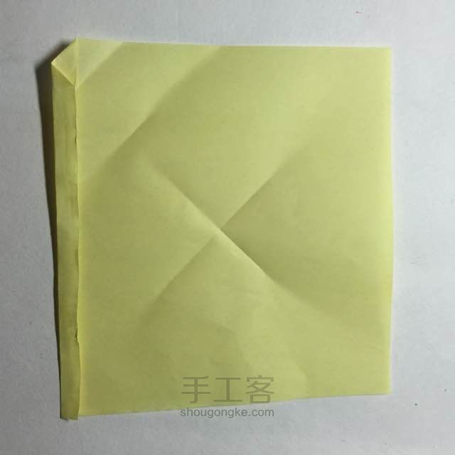 （纸盒系列四十四）翅膀盒折法 第38步