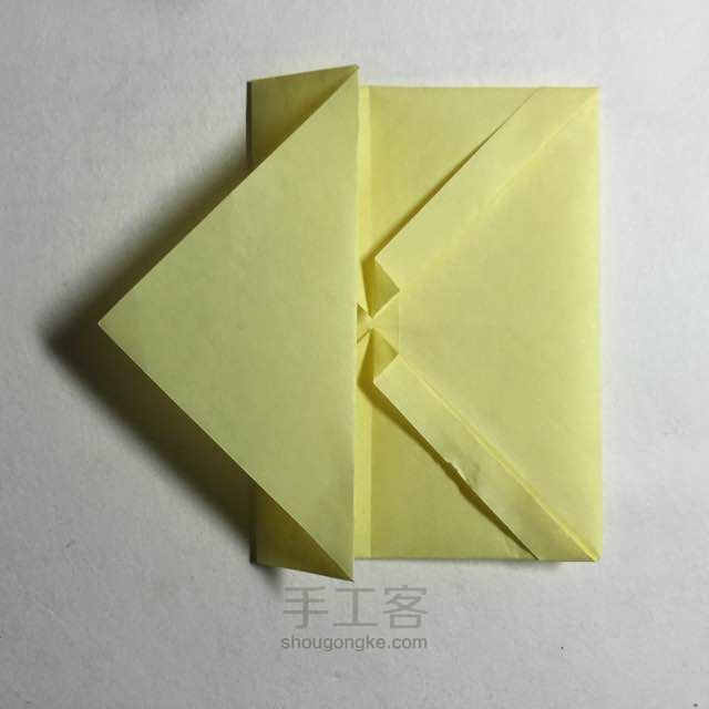 （纸盒系列四十四）翅膀盒折法 第48步