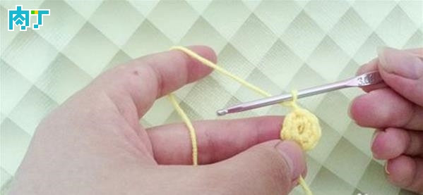 编织小圆的方法 第8步
