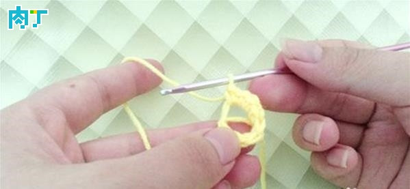 编织小圆的方法 第6步