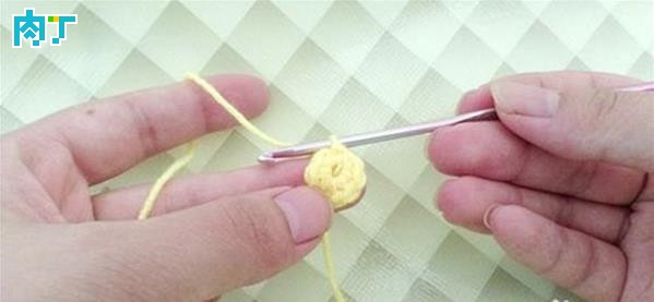 编织小圆的方法 第7步