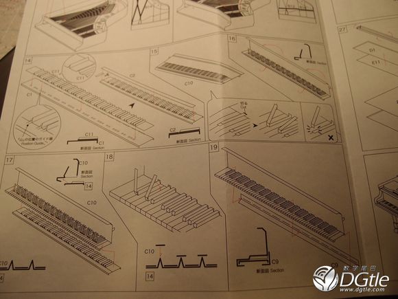 【转载】迷你钢琴模型 第8步