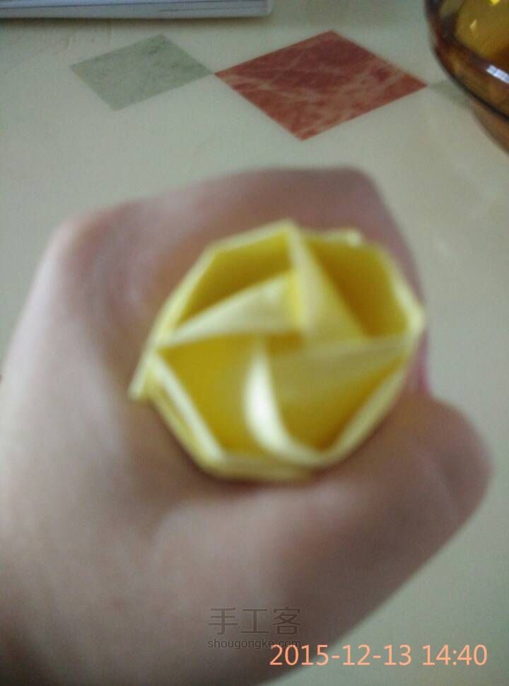 折纸玫瑰 第20步