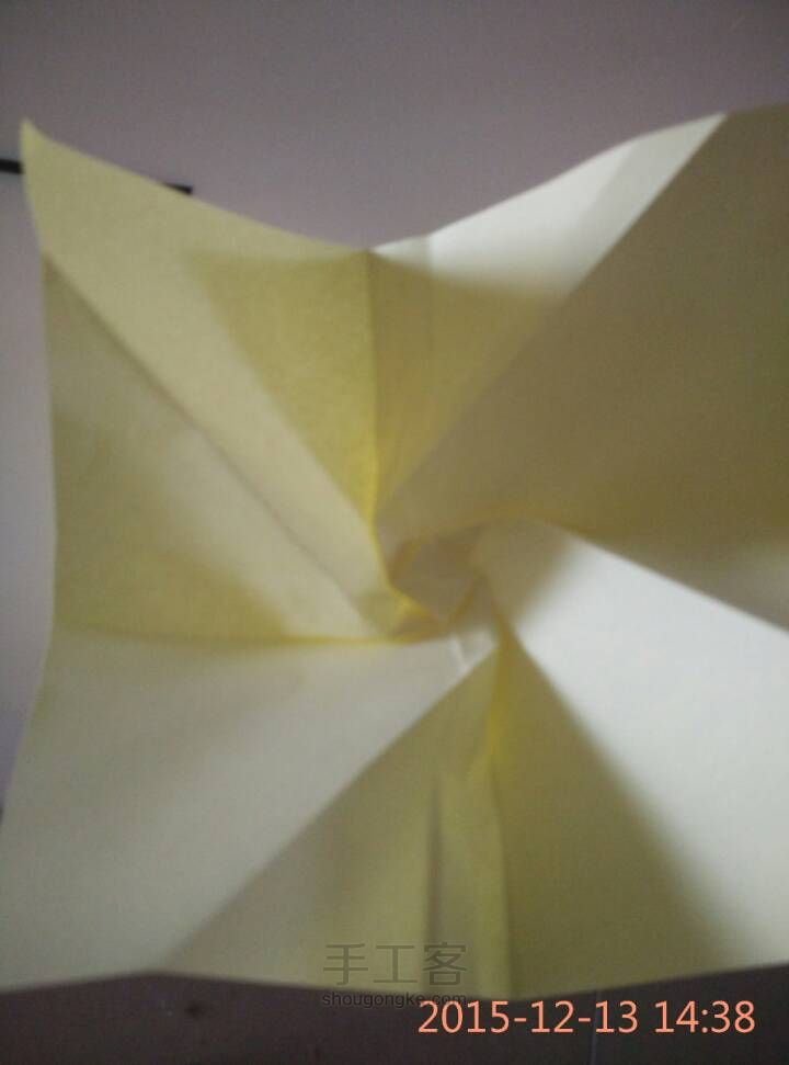 折纸玫瑰 第17步