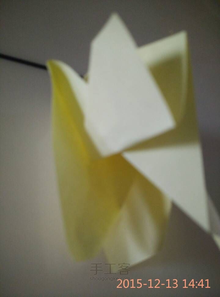 折纸玫瑰 第22步