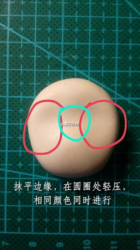 粘土手办捏脸画眼合集( •̀∀•́ ) 第3步