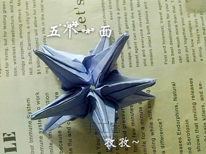 [原创]折纸刺猬花球 第20步