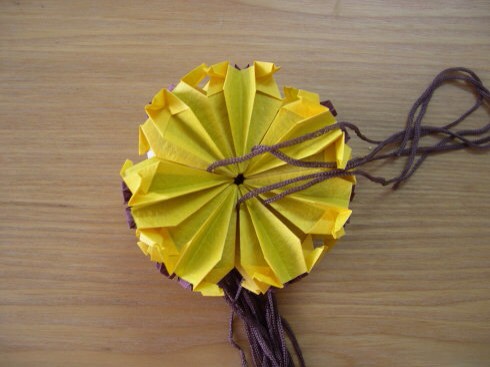 折纸花球1 第16步