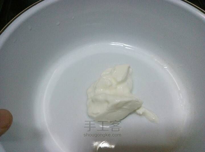 酸奶溶饼 第2步