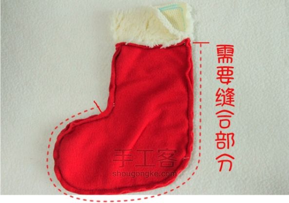 💕暖冬必备专属🎄圣诞袜挂💕 第9步
