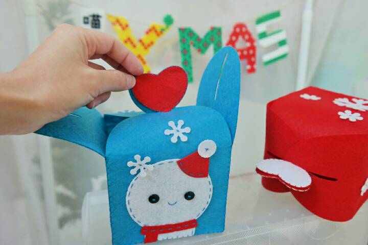 【圣诞礼盒·不织布系列·宅猫猫】 第21步