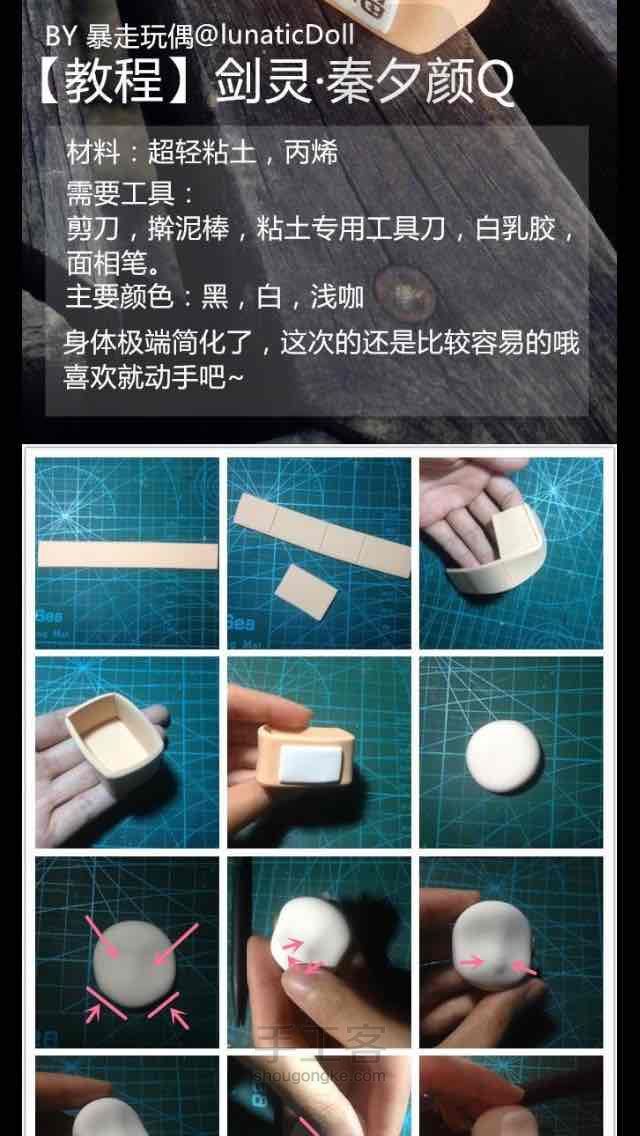 粘土人偶2（转） 第1步