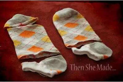 图片来自网络，旧袜子也能做成小雪人⛄超可爱！ 第7步