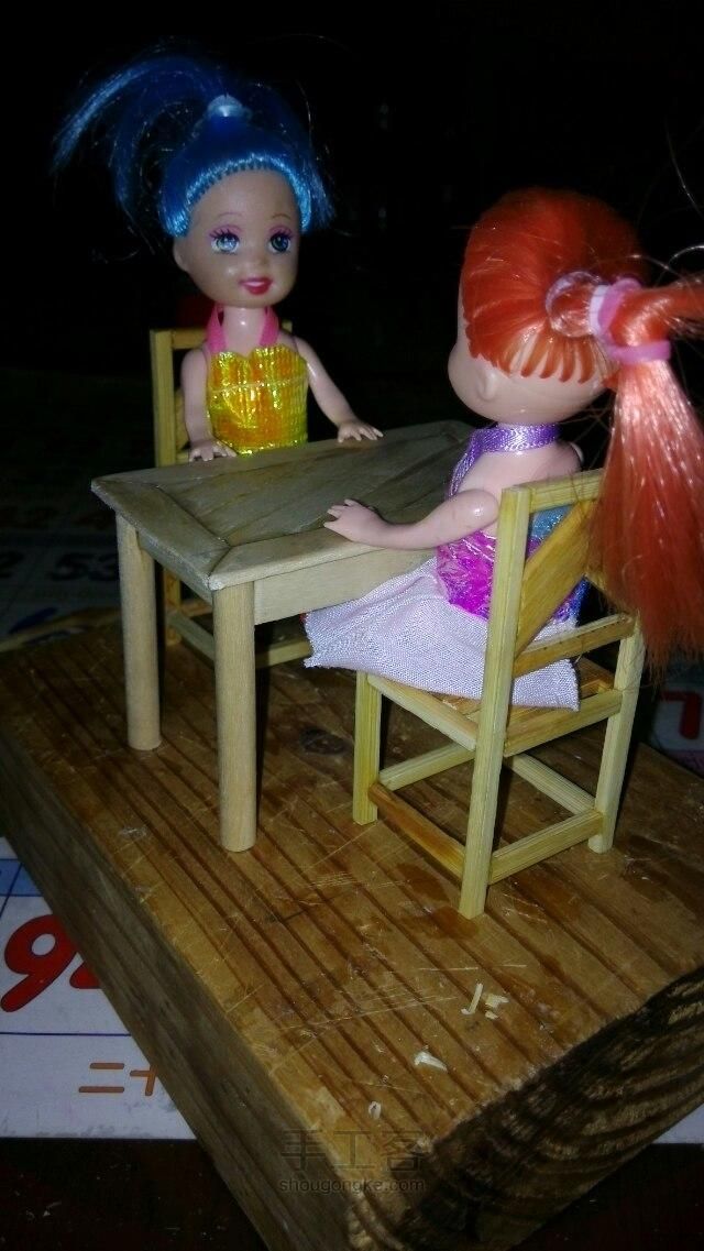 娃娃家具系列之餐椅 第16步