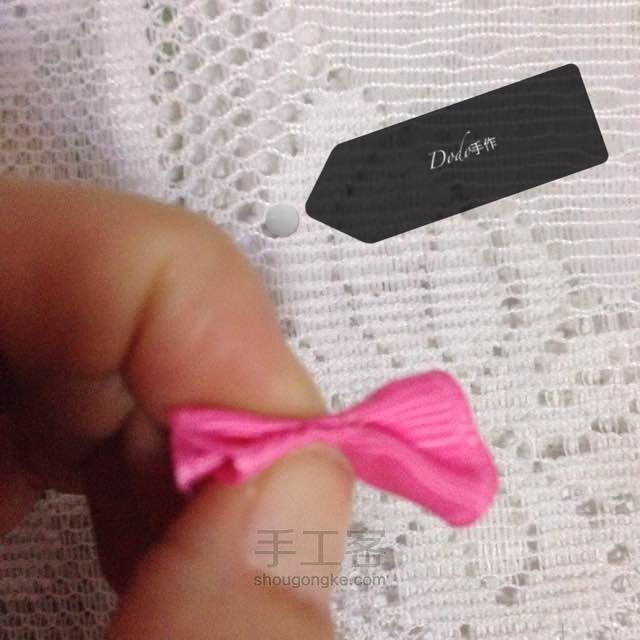 Dodo手作-芭比系列粉色套装 第29步