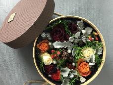 这周就是圣诞节了，想着可以做一个关于节日的花盒，下面是关于我做花盒的一个分享，希望美友们也在圣诞那天送给心上人一个自己做的花盒。