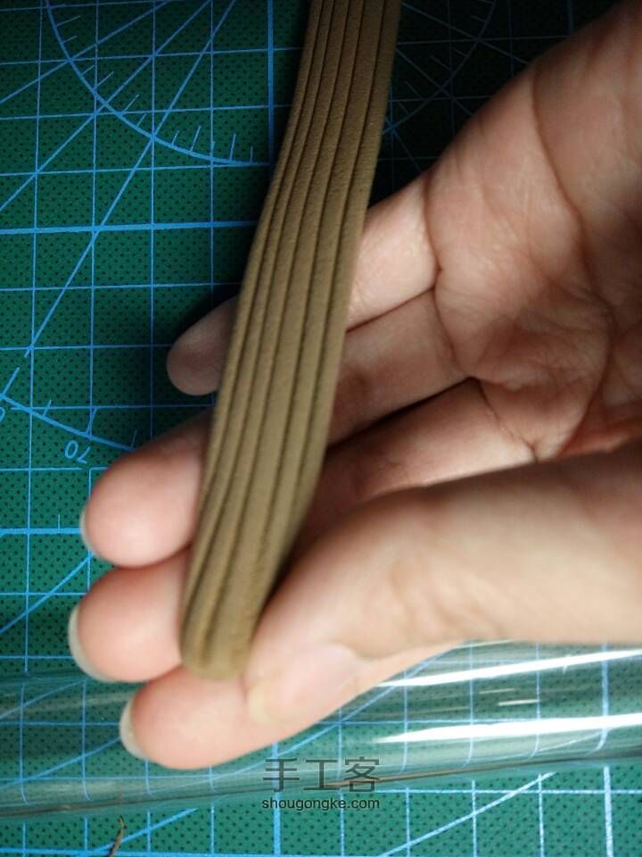 双马尾可爱女孩粘土教程 第7步